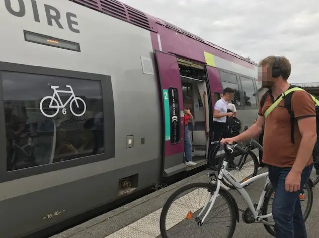 prendre le train avec son velo