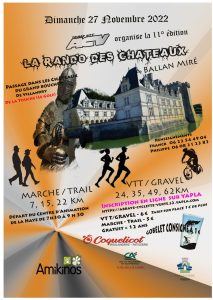 Rando VTT des chateaux 2022 affiche