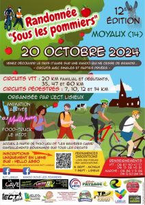 affiche rando vtt sous les pommiers 2024