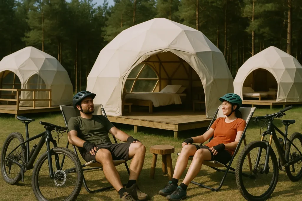 glamping à vtt