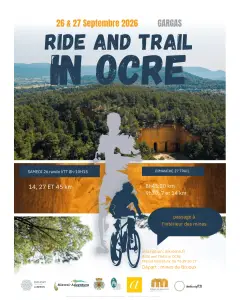 26 27 Septembre 2026 GARGAS RIDE AND TRAIL IN OCRE