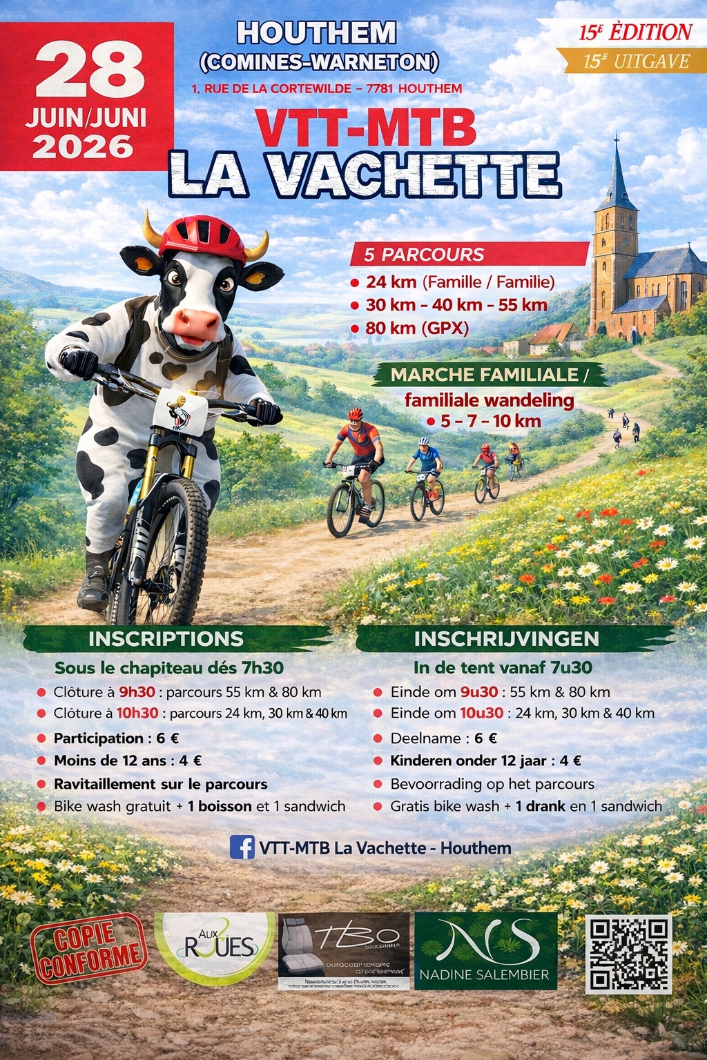 affiche vtt la vachette