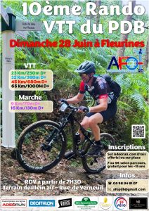 10ᵉ RANDO VTT DU PDB avec QR