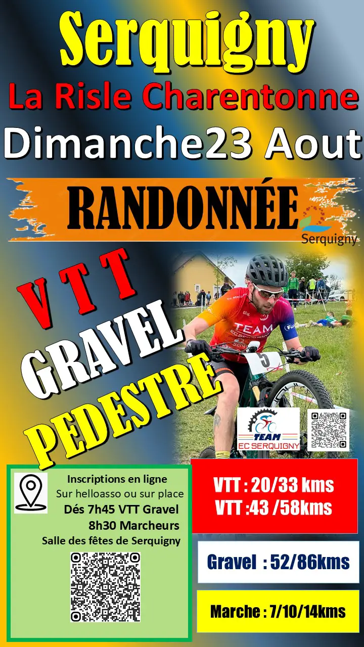 AFFICHE BIS RANDO VTT 25 mai 25