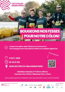 Affiches testathlon armentieres logos