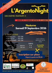 ArgentoNight Affiche 2026